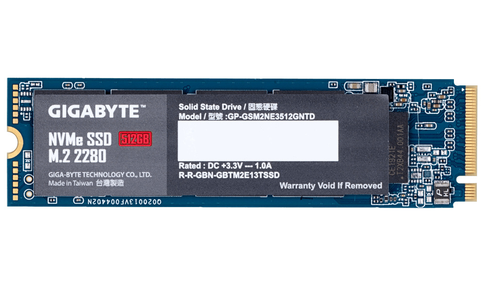 Dysk Gigabyte SSD 512GB M.2 PCIe NVMe Gen3 GP-GSM2NE3512GNTD Dysk Gigabyte SSD 512GB M.2 PCIe NVMe Gen3 GP-GSM2NE3512GNTD