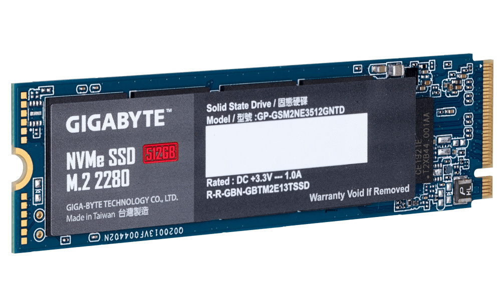 Zdjęcie produktu: Dysk Gigabyte SSD 512GB M.2 PCIe NVMe Gen3 GP-GSM2NE3512GNTD Zdjęcie produktu: Dysk Gigabyte SSD 512GB M.2 PCIe NVMe Gen3 GP-GSM2NE3512GNTD