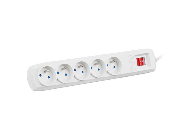 Listwa zasilająca Natec Bercy 400 5x 230V PL Biała 1.5m
