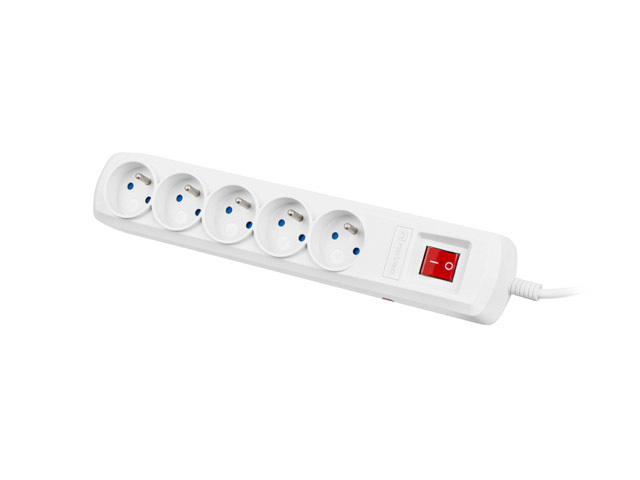 Listwa zasilająca Natec Bercy 400 5x 230V PL Biała 3m