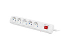 Miniatura zdjęcia: Listwa zasilająca Natec Bercy 400 5x 230V PL Biała 3m