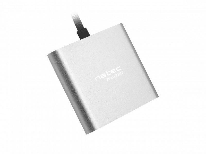 Zdjęcie produktu: HUB Adapter HDMI Natec Fowler - Multiport MINI USB-C PD, USB 3.0, HDMI 4K