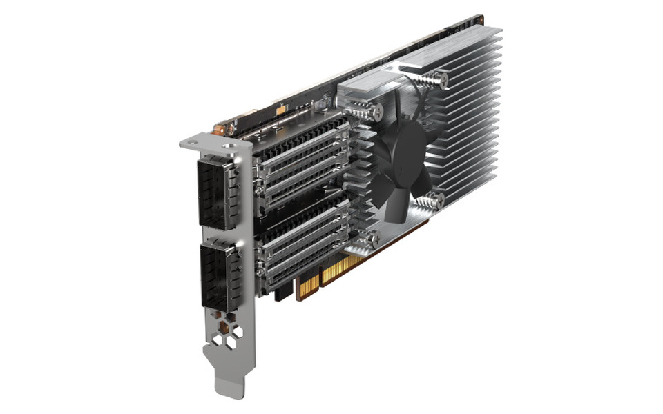 Zdjęcie produktu: Qnap QXG-100G2SF-E810 2x QSFP28 100GbE PCIe Gen4x16 Zdjęcie produktu: Qnap QXG-100G2SF-E810 2x QSFP28 100GbE PCIe Gen4x16