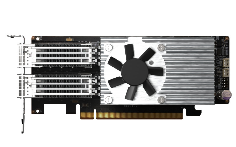 Qnap QXG-100G2SF-E810 2x QSFP28 100GbE PCIe Gen4x16 Qnap QXG-100G2SF-E810 2x QSFP28 100GbE PCIe Gen4x16