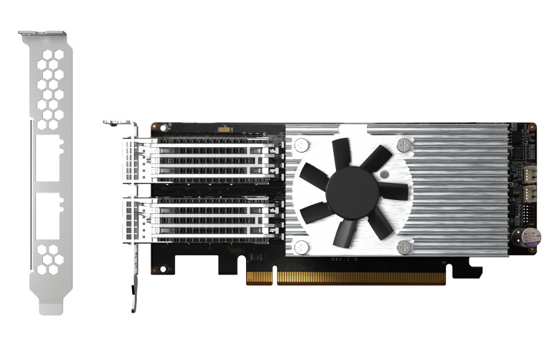 Qnap QXG-100G2SF-E810 2x QSFP28 100GbE PCIe Gen4x16 Qnap QXG-100G2SF-E810 2x QSFP28 100GbE PCIe Gen4x16