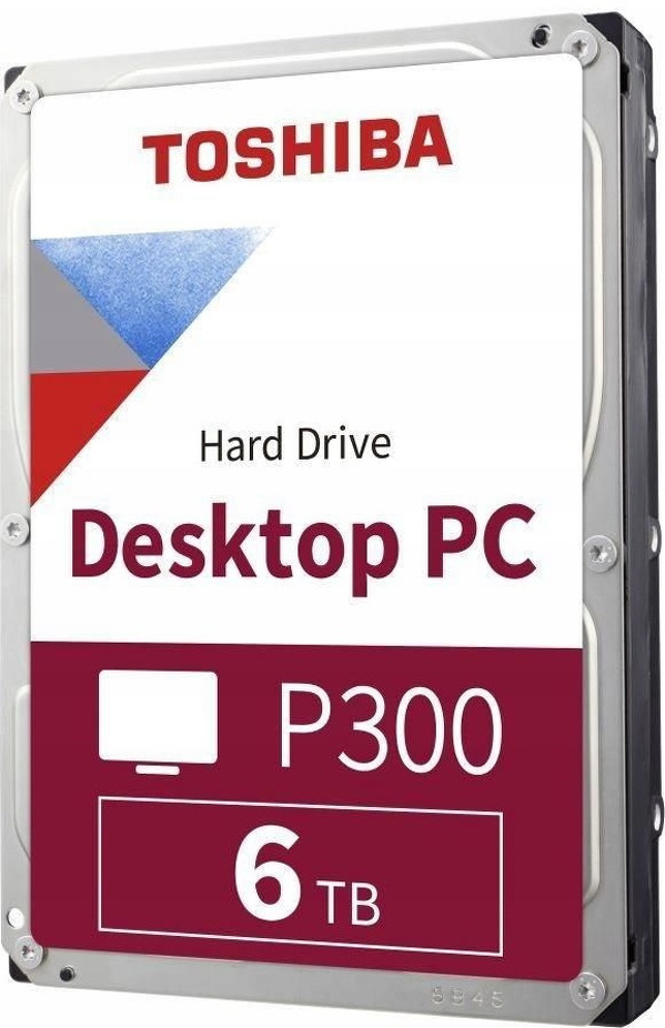 Zdjęcie produktu: Dysk Toshiba P300 HDWD260UZSVA 6TB sATA III 128MB 5400obr/min Bulk