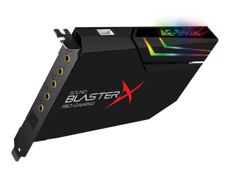 Zdjęcie produktu: Creative Labs Sound Blaster X AE-5 Plus PCIe Zdjęcie produktu: Creative Labs Sound Blaster X AE-5 Plus PCIe