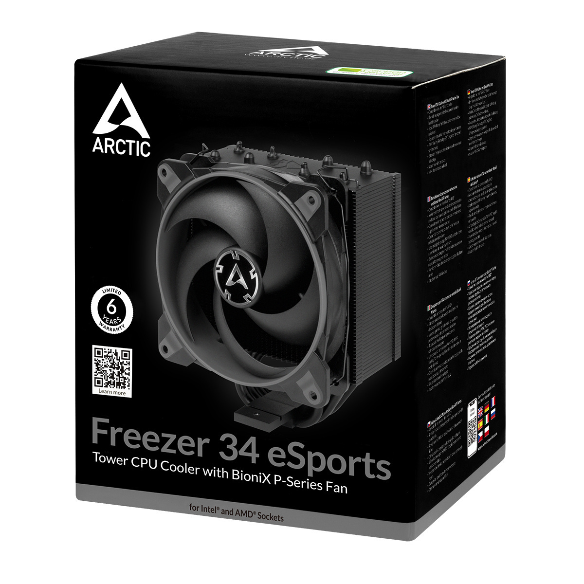 Chłodzenie procesora Arctic Freezer 34 eSports Czarno-szary