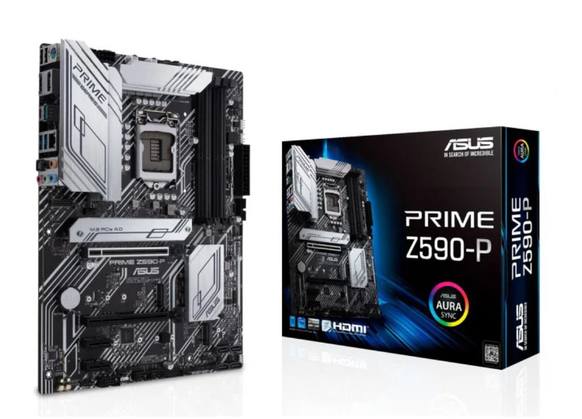 Zdjęcie produktu: Płyta główna Asus PRIME Z590-P DDR4 LGA1200 Zdjęcie produktu: Płyta główna Asus PRIME Z590-P DDR4 LGA1200