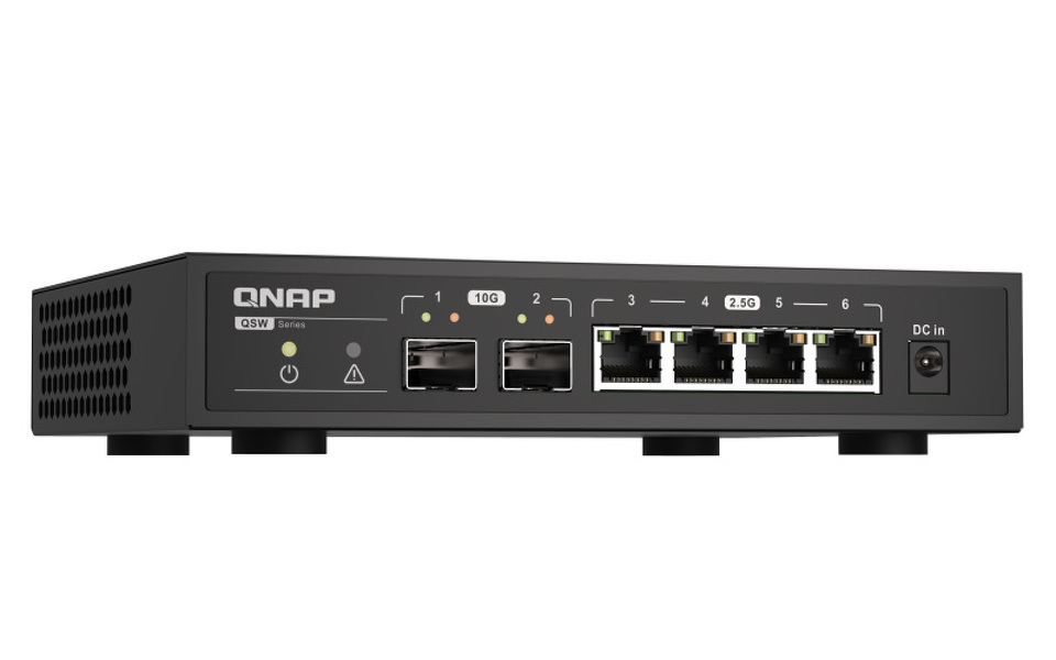 Zdjęcie produktu: Qnap QSW-2104-2S 6-portowy przełącznik 2x 10GbE SFP+