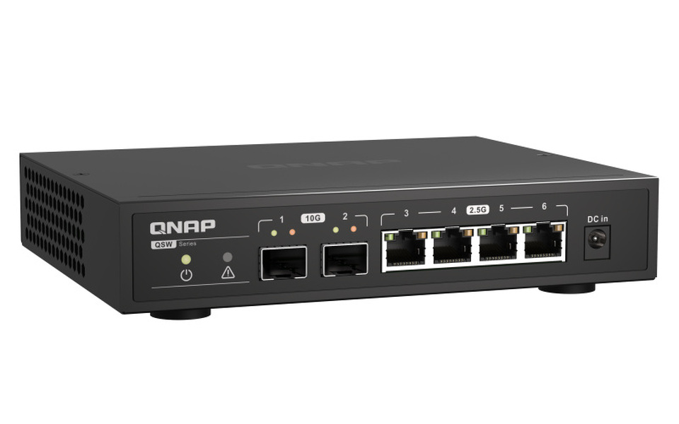 Zdjęcie produktu: Qnap QSW-2104-2S 6-portowy przełącznik 2x 10GbE SFP+