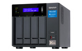 Miniatura zdjęcia: Serwer plików QNAP TVS-472XT-i3-4G 4-bay, Intel Core i3-8100T 3,1 GHz, 4 GB DDR4, 1 x 10GBASE-T , 2x M.2 2280, 5x USB 3.2, HDMI 2.0, 2x Thunderbolt