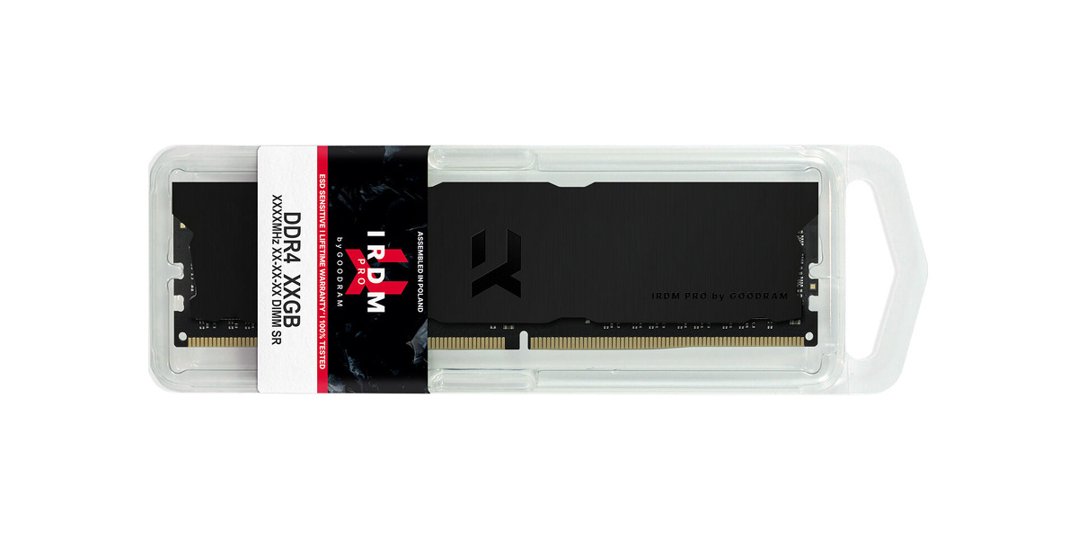 Zdjęcie produktu: Pamięć GoodRam IRDM PRO 16GB DDR4 3600 CL18-22-22 Deep Black IRP-K3600D4V64L18/16G
