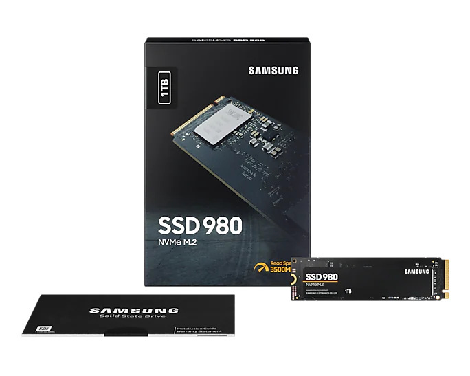 Dysk Samsung SSD 980 MZ-V8V1T0BW 1TB M.2 PCIe NVMe Gen3