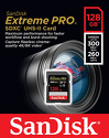 Miniatura zdjęcia: Karta SanDisk Extreme PRO SDXC 128GB 300/260 MB/s UHS-II U3 V90 (SDSDXDK-128G-GN4IN) Miniatura zdjęcia: Karta SanDisk Extreme PRO SDXC 128GB 300/260 MB/s UHS-II U3 V90 (SDSDXDK-128G-GN4IN)