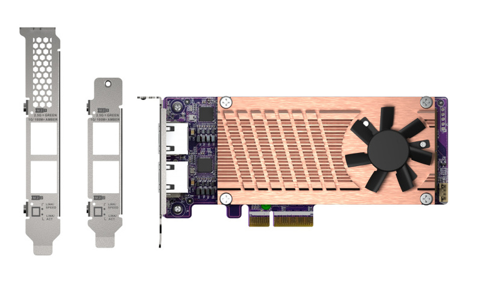 Zdjęcie produktu: Qnap QM2-2P2G2T Karta rozszerzeń 2 x PCIe 2280 M.2 NVM