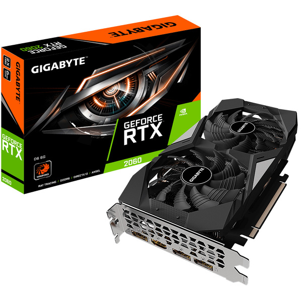 Zdjęcie produktu: Gigabyte GeForce RTX 2060 D6 6GB GDDR6 (GV-N2060D6-6GD 2.0) Zdjęcie produktu: Gigabyte GeForce RTX 2060 D6 6GB GDDR6 (GV-N2060D6-6GD 2.0)