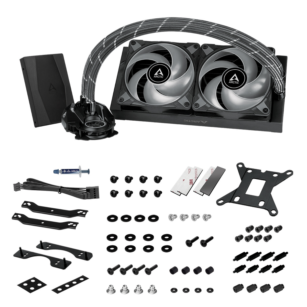 Chłodzenie wodne Arctic Liquid Freezer II 240 RGB Black z kontrolerem (ACFRE00099A) Chłodzenie wodne Arctic Liquid Freezer II 240 RGB Black z kontrolerem (ACFRE00099A)