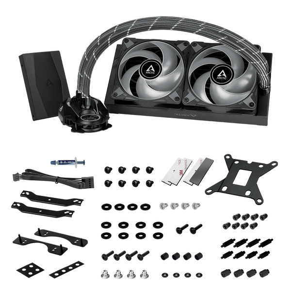 Zdjęcie produktu: Chłodzenie wodne Arctic Liquid Freezer II 240 RGB Black z kontrolerem (ACFRE00099A) Zdjęcie produktu: Chłodzenie wodne Arctic Liquid Freezer II 240 RGB Black z kontrolerem (ACFRE00099A)