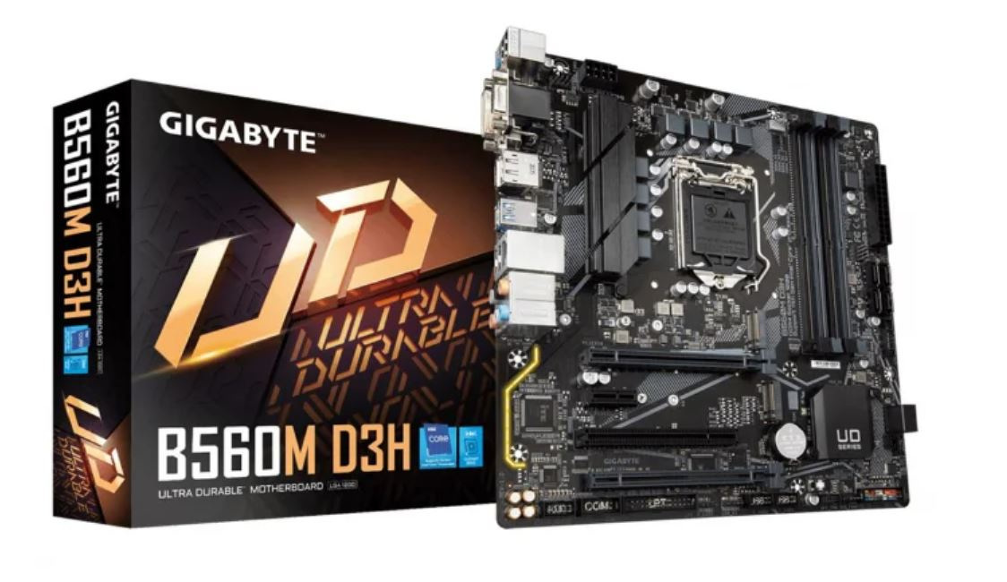 Płyta główna Gigabyte B560M D3H DDR4 LGA1200 Płyta główna Gigabyte B560M D3H DDR4 LGA1200
