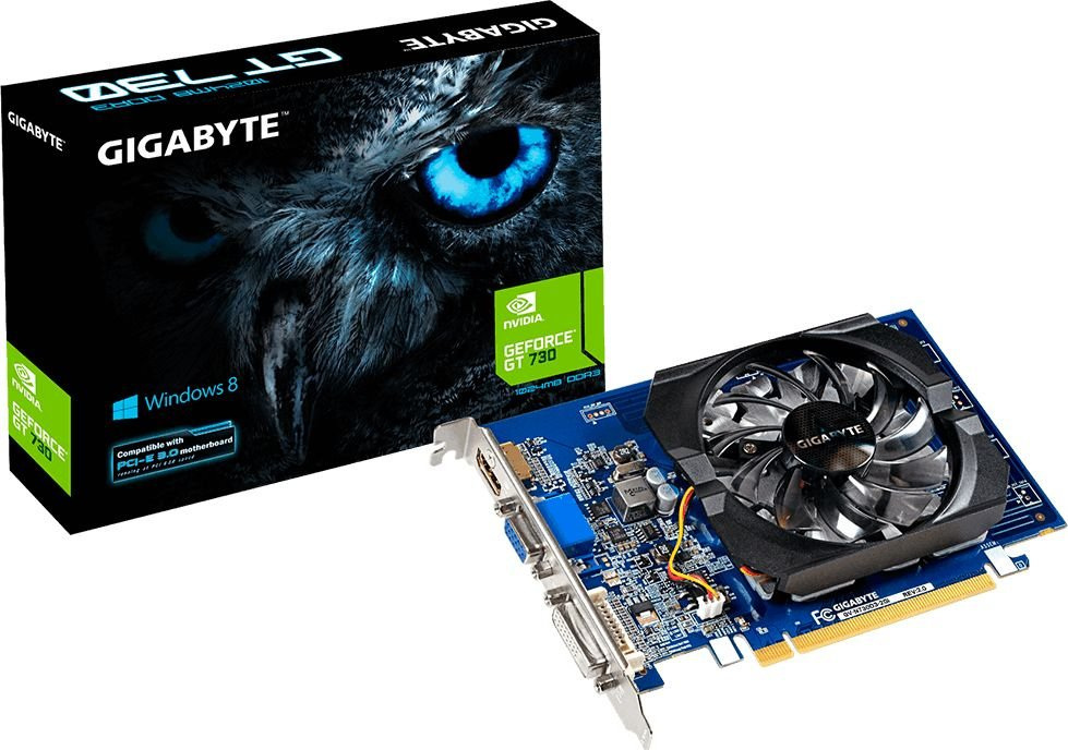 Gigabyte GeForce GT 730 2048MB 64Bit PCI-E GDDR5 (GV-N730D5-2GI 2.0) Gigabyte GeForce GT 730 2048MB 64Bit PCI-E GDDR5 (GV-N730D5-2GI 2.0)