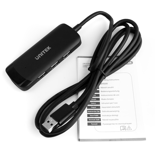 Zdjęcie produktu: Unitek HUB 4x USB 3.1 Gen 1 5Gbps 1.5M (H1111E)