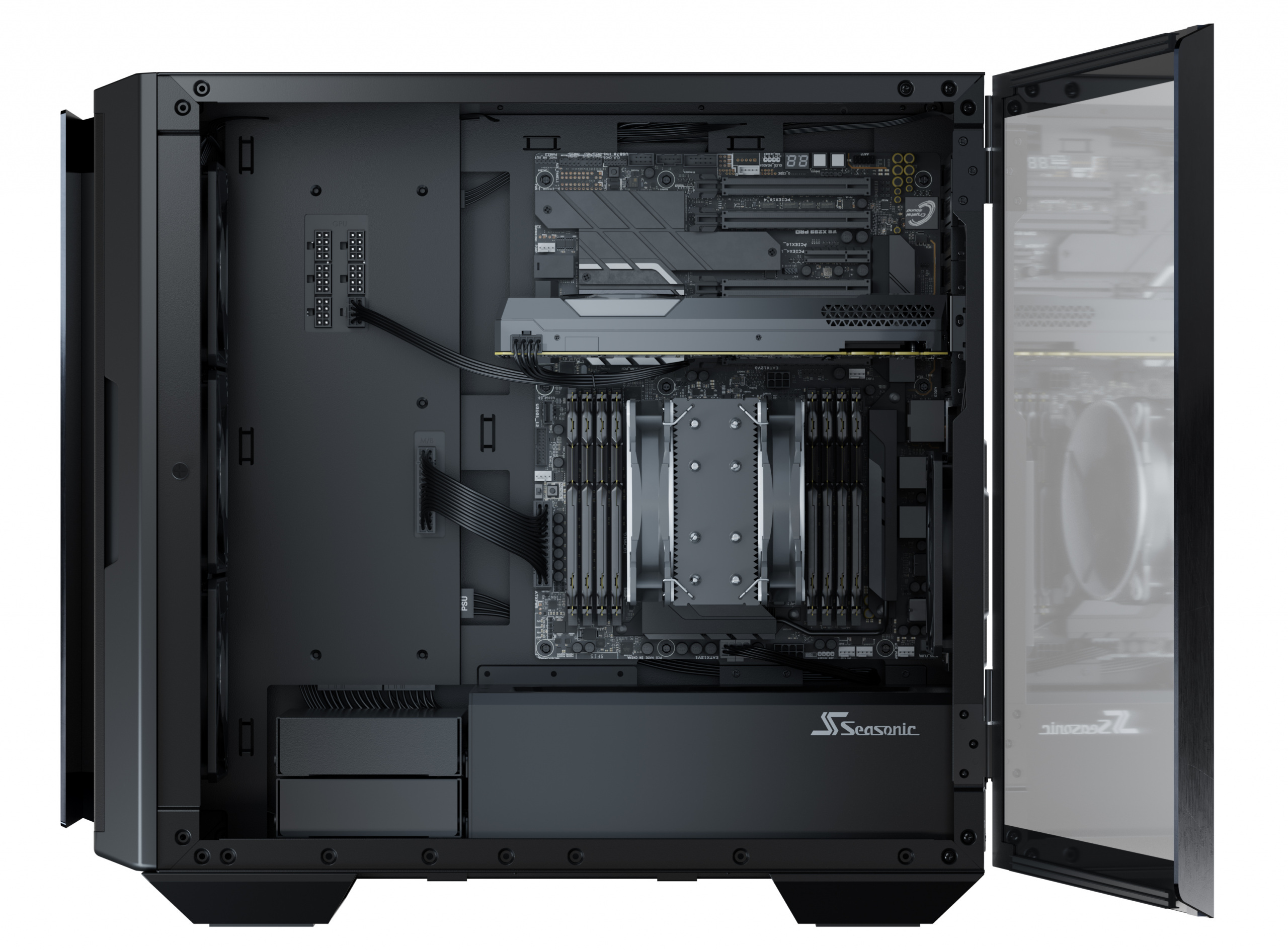 Obudowa Seasonic Syncro Q704 z zasilaczem DGC-750 Gold 750W egz. ze zwrotu