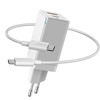 Miniatura zdjęcia: Ładowarka sieciowa Baseus GaN2 45W, USB / USB Typ-C Quick Charge 3.0 (azotek galu) biała (CCGAN-Q02)