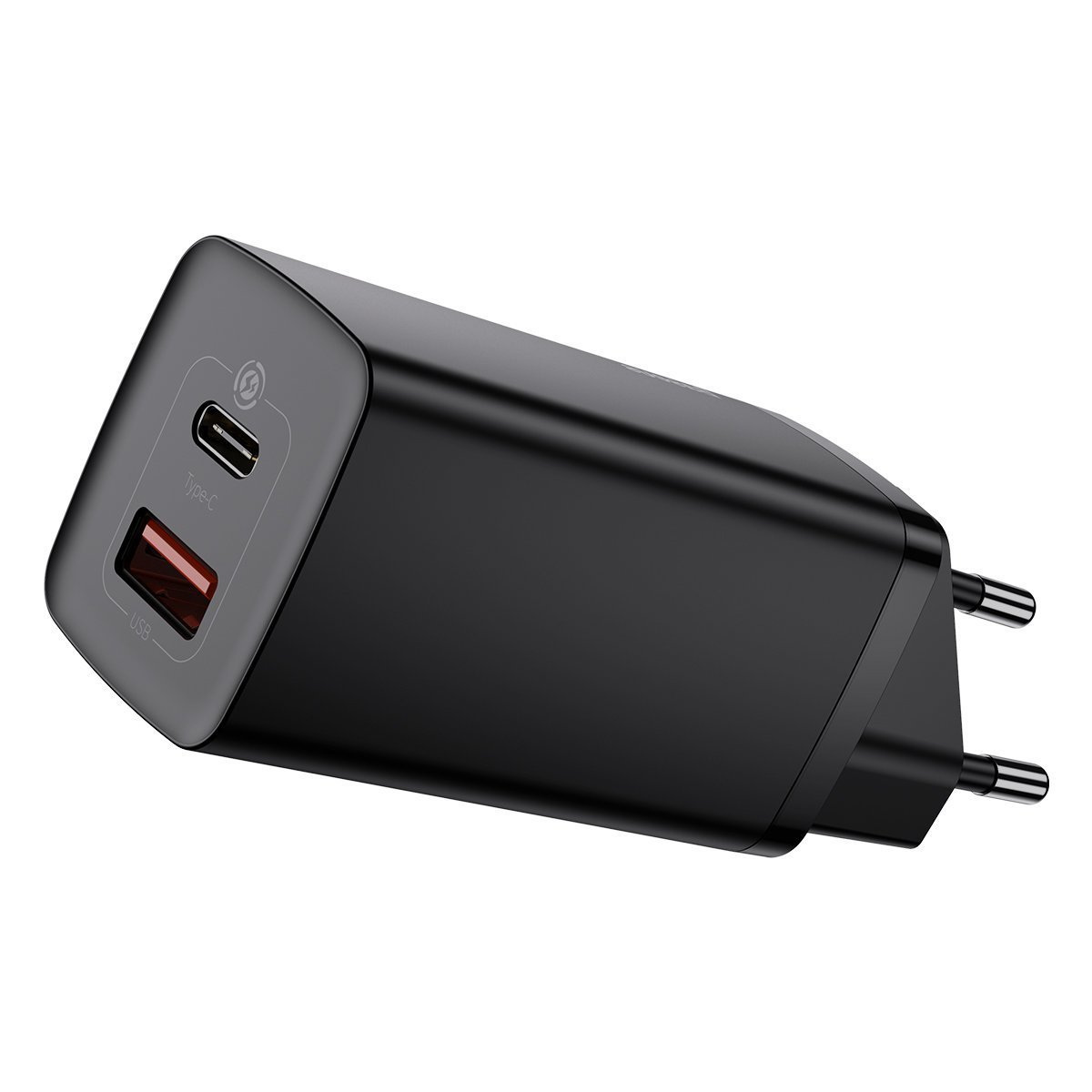 Ładowarka sieciowa Baseus GaN2 Lite 65W, USB / USB Typ-C Quick Charge 3.0 (azotek galu) czarna (CCGAN2L-B01) Ładowarka sieciowa Baseus GaN2 Lite 65W, USB / USB Typ-C Quick Charge 3.0 (azotek galu) czarna (CCGAN2L-B01)
