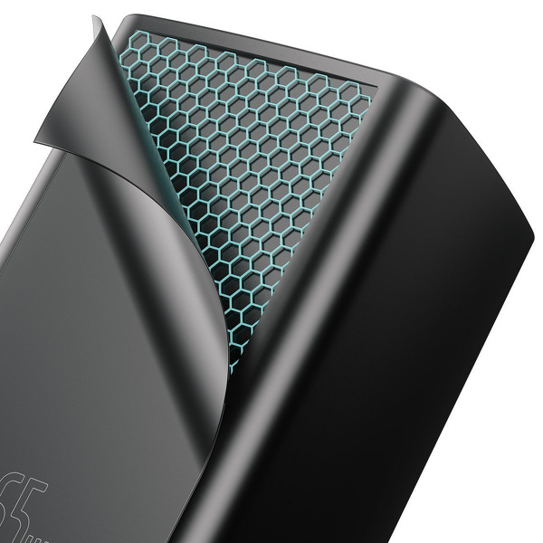 Zdjęcie produktu: Ładowarka sieciowa Baseus GaN2 Lite 65W, USB / USB Typ-C Quick Charge 3.0 (azotek galu) czarna (CCGAN2L-B01) Zdjęcie produktu: Ładowarka sieciowa Baseus GaN2 Lite 65W, USB / USB Typ-C Quick Charge 3.0 (azotek galu) czarna (CCGAN2L-B01)