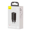 Miniatura zdjęcia: Ładowarka sieciowa Baseus GaN2 Lite 65W, USB / USB Typ-C Quick Charge 3.0 (azotek galu) czarna (CCGAN2L-B01) Miniatura zdjęcia: Ładowarka sieciowa Baseus GaN2 Lite 65W, USB / USB Typ-C Quick Charge 3.0 (azotek galu) czarna (CCGAN2L-B01)
