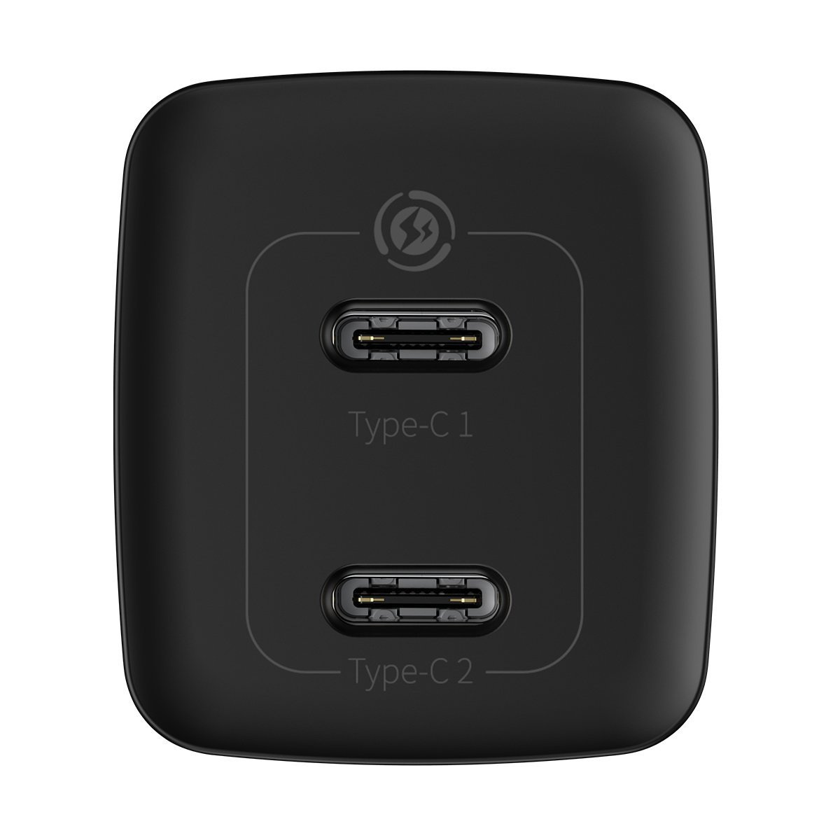 Ładowarka sieciowa Baseus GaN2 Lite 65W, 2x USB Typ-C Quick Charge 3.0 (azotek galu) czarna (CCGAN2L-E01)