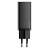 Miniatura zdjęcia: Ładowarka sieciowa Baseus GaN2 Lite 65W, 2x USB Typ-C Quick Charge 3.0 (azotek galu) czarna (CCGAN2L-E01)