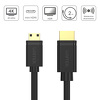 Miniatura zdjęcia: Kabel mini HDMI - HDMI 2.0 Unitek 4K 60Hz 2 m (Y-C179)