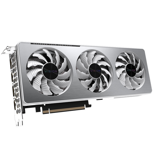 Zdjęcie produktu: Gigabyte GeForce RTX 3060 VISION OC 12GB GDDR6 LHR (GV-N3060VISION OC-12GD 2.0) Zdjęcie produktu: Gigabyte GeForce RTX 3060 VISION OC 12GB GDDR6 LHR (GV-N3060VISION OC-12GD 2.0)