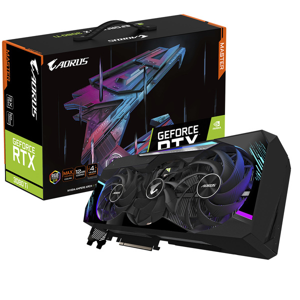 Zdjęcie produktu: Gigabyte GeForce RTX 3080 Ti Aorus Master 12GB GDDR6X (GV-N308TAORUS M-12GD)