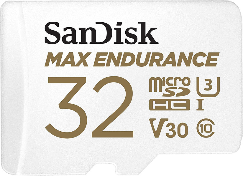 Zdjęcie produktu: Karta SanDisk Max Endurance (rejestratory i monitoring) microSDHC 32GB 100/40 MB/s V30 + Adapter SD (SDSQQVR-032G-GN6IA)