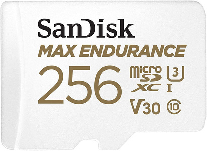 Miniatura produktu: Karta SanDisk Max Endurance (rejestratory i monitoring) microSDHC 256GB 100/40 MB/s V30 + Adapter SD (SDSQQVR-256G-GN6IA)
