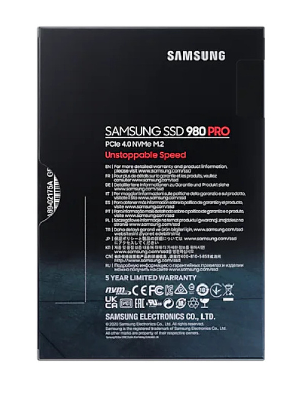 Zdjęcie produktu: Dysk Samsung SSD 980 PRO MZ-V8P2T0BW 2TB M.2 PCIe NVMe Gen4 Zdjęcie produktu: Dysk Samsung SSD 980 PRO MZ-V8P2T0BW 2TB M.2 PCIe NVMe Gen4