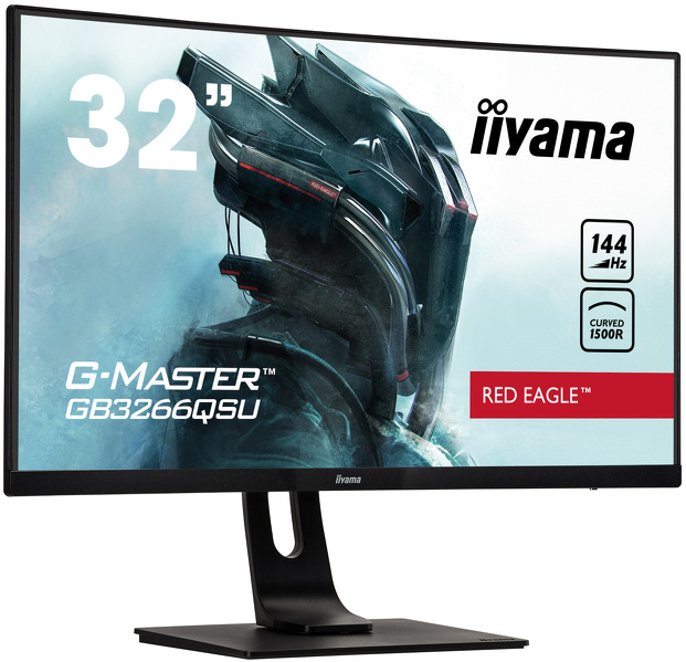 Zdjęcie produktu: iiyama G-Master GB3266QSU-B1 Red Eagle 32" WQHD 144Hz 1ms FreeSync PIVOT - z gwarancją iiyama 3 lata - zero martwych pikseli 30 dni Zdjęcie produktu: iiyama G-Master GB3266QSU-B1 Red Eagle 32" WQHD 144Hz 1ms FreeSync PIVOT - z gwarancją iiyama 3 lata - zero martwych pikseli 30 dni
