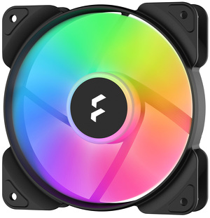 Miniatura produktu: Fractal Design Wentylator Aspect 12 RGB PWM Black Frame 120mm