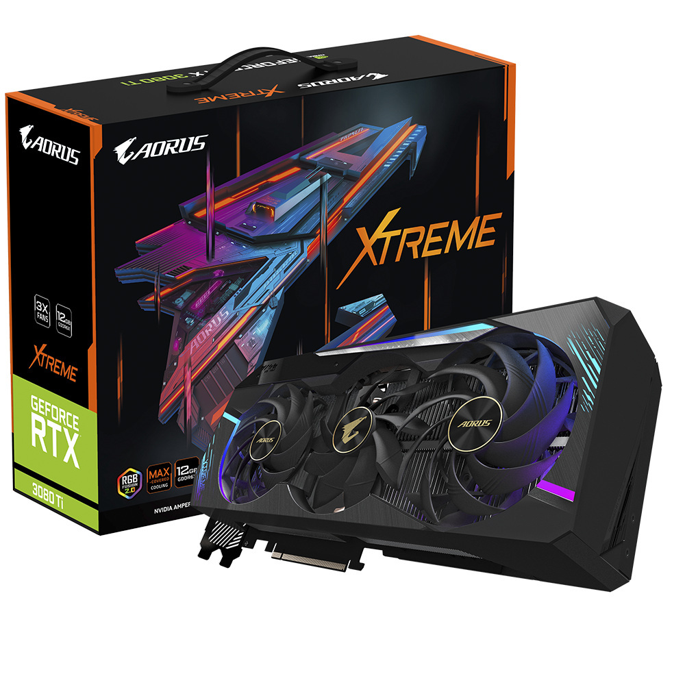 Gigabyte GeForce RTX 3080 Ti Aorus XTREME 12GB GDDR6X (GV-N308TAORUS X-12GD) Gigabyte GeForce RTX 3080 Ti Aorus XTREME 12GB GDDR6X (GV-N308TAORUS X-12GD)