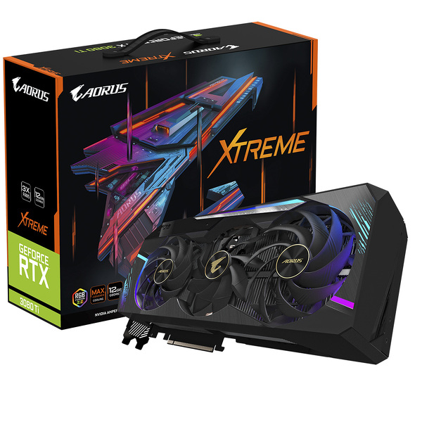 Zdjęcie produktu: Gigabyte GeForce RTX 3080 Ti Aorus XTREME 12GB GDDR6X (GV-N308TAORUS X-12GD) Zdjęcie produktu: Gigabyte GeForce RTX 3080 Ti Aorus XTREME 12GB GDDR6X (GV-N308TAORUS X-12GD)