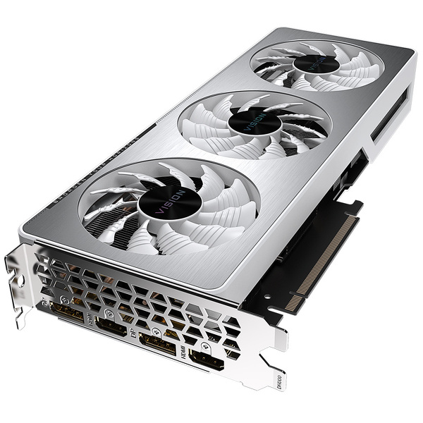 Zdjęcie produktu: Gigabyte GeForce RTX 3060 Ti VISION OC 8GB GDDR6 LHR (GV-N306TVISION OC-8GD 2.0)