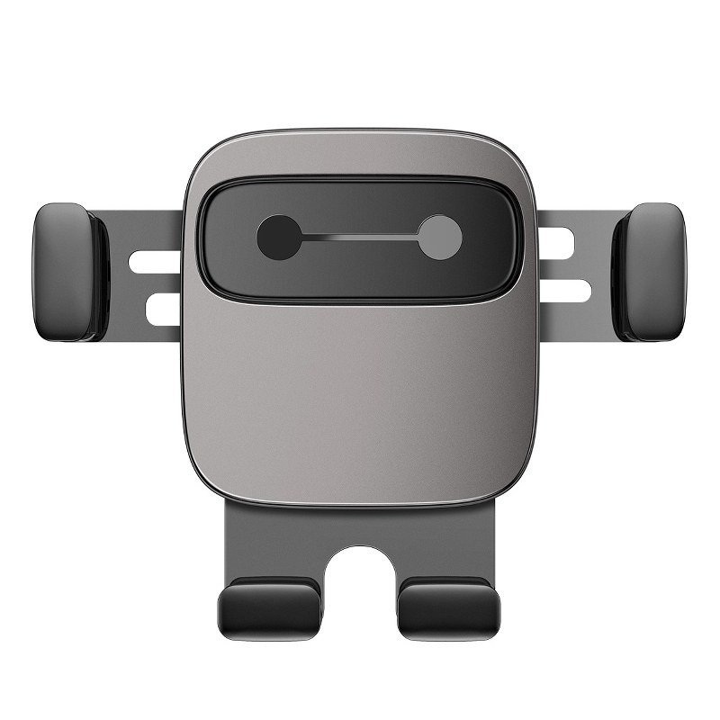Samochodowy uchwyt grawitacyjny do telefonu Baseus Cube aluminiowy - czarny (SUYL-FK01)