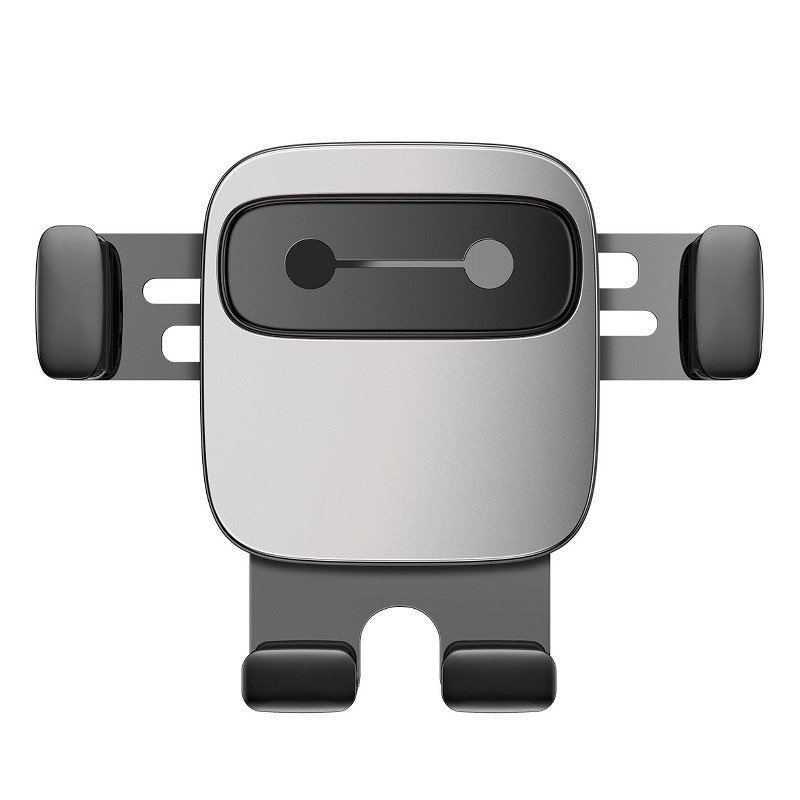 Samochodowy uchwyt grawitacyjny do telefonu Baseus Cube aluminiowy - srebrny (SUYL-FK0S)