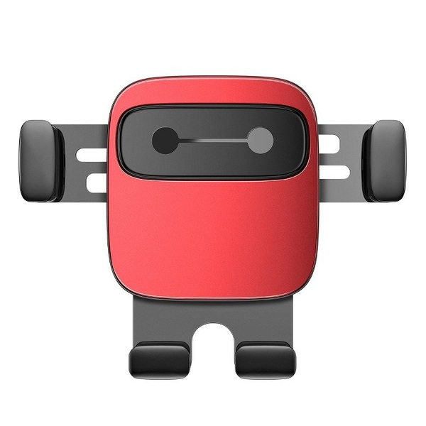 Zdjęcie produktu: Samochodowy uchwyt grawitacyjny do telefonu Baseus Cube aluminiowy - czerwony (SUYL-FK09)