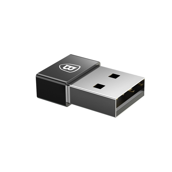 Zdjęcie produktu: Adapter Baseus Exquisite USB do USB Type-C 2,4A - czarny (CATJQ-A01)