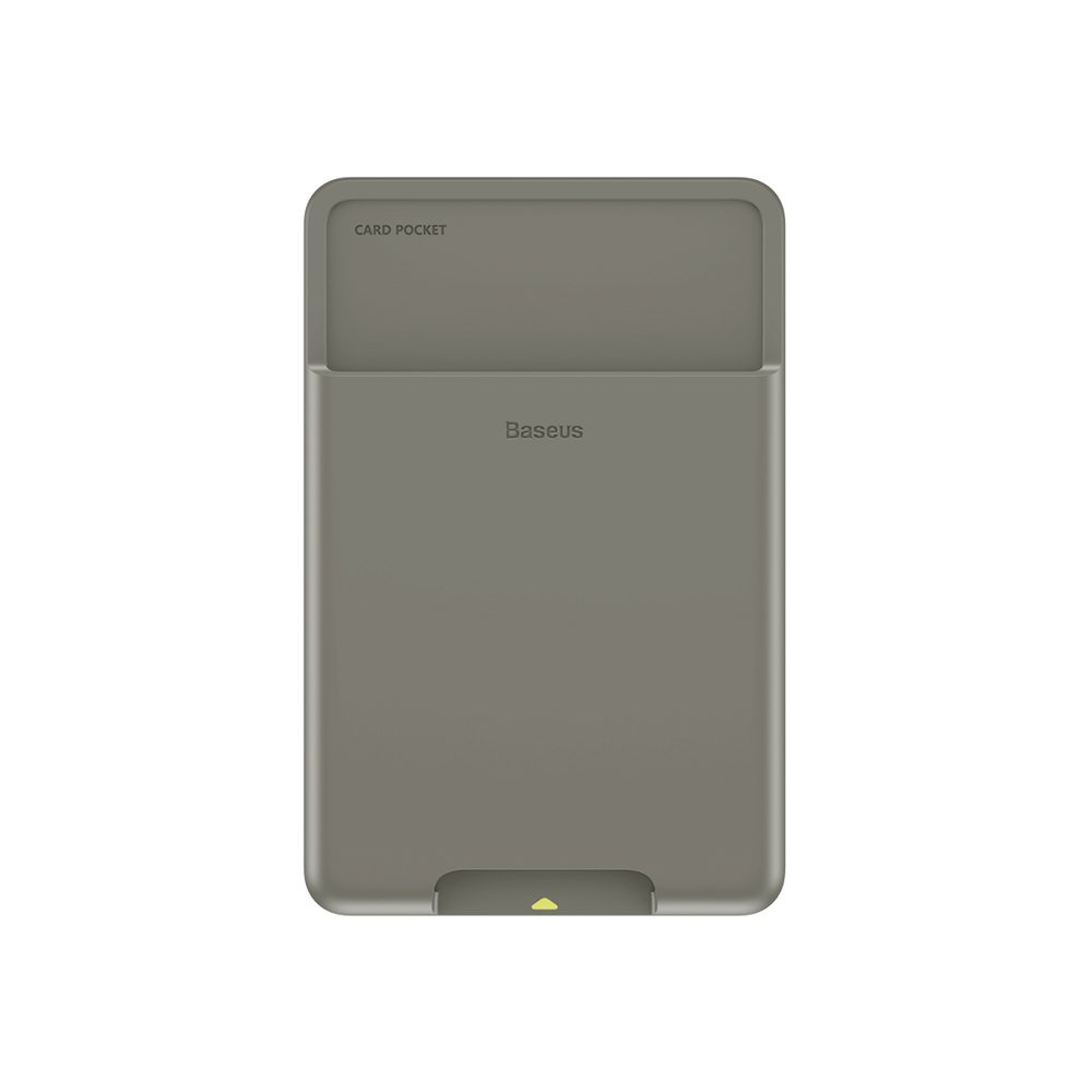 Baseus samoprzylepne etui na kartę karty dokumenty do telefonu - ciemnoszary (ACKD-A0G)