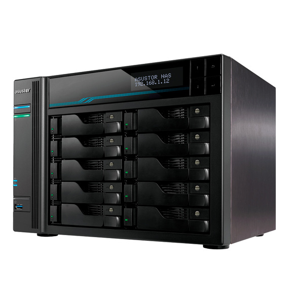 Zdjęcie produktu: Serwer plików Asustor AS7110T 10-bay, Intel Xeon E-2224 Quad-Core 3.4GHz, 8GB DDR4 ECC SODIMM, 2.5GbE x3. 10GbE x1. M.2 Drive Slots x 2. USB 3.2Gen2 x2. USB 3.2Gen1 x1 Zdjęcie produktu: Serwer plików Asustor AS7110T 10-bay, Intel Xeon E-2224 Quad-Core 3.4GHz, 8GB DDR4 ECC SODIMM, 2.5GbE x3. 10GbE x1. M.2 Drive Slots x 2. USB 3.2Gen2 x2. USB 3.2Gen1 x1